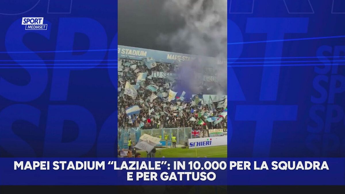 Mapei "laziale": in 10.000 per squadra e Gattuso