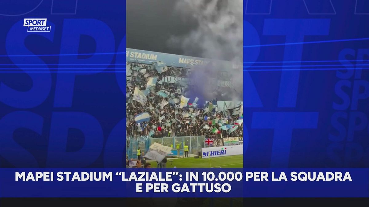 Mapei "laziale": in 10.000 per squadra e Gattuso