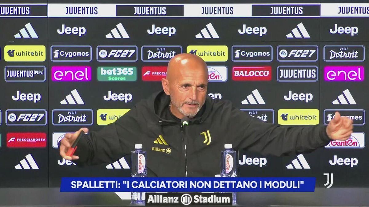 Spalletti: "I calciatori non dettano i moduli"
