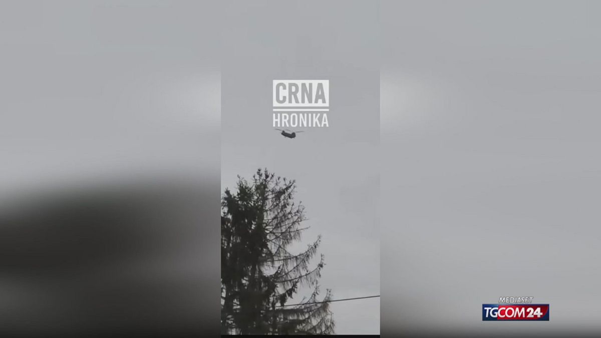 ELICOTTERO BOSNIA I SOCCORSI  SRV
