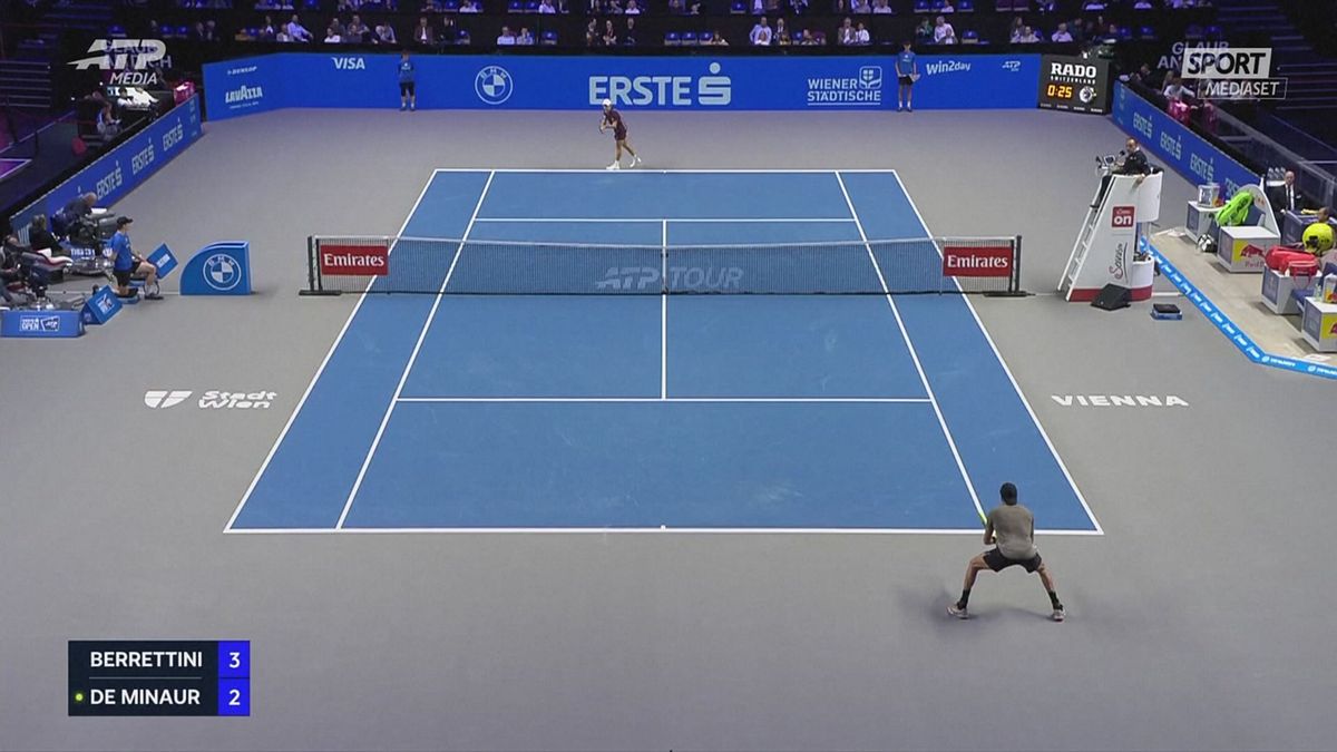 MCH BERRETTINI VS DE MINAUR SRV