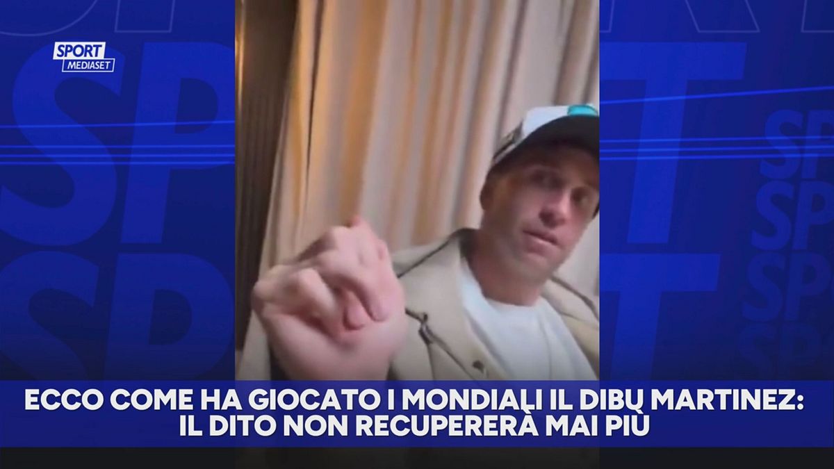 Incredibile Dibu Martinez: ha giocato i Mondiali con il dito completamente piegato