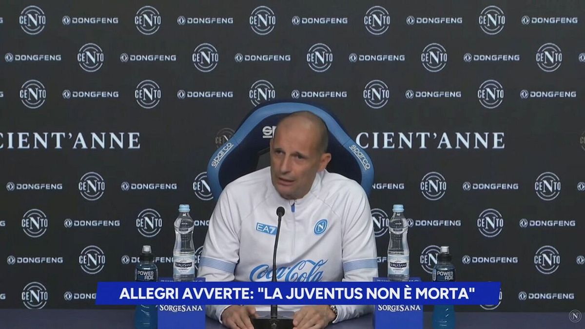 Allegri avverte: "La Juventus non è morta"