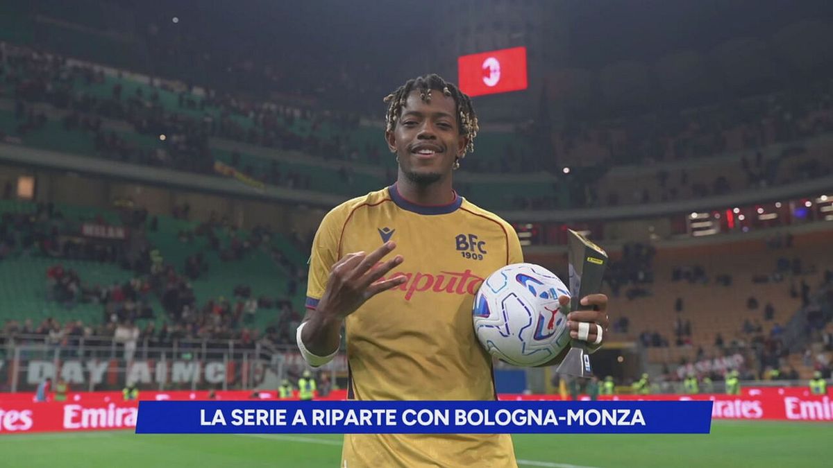 La Serie A riparte con Bologna-Monza