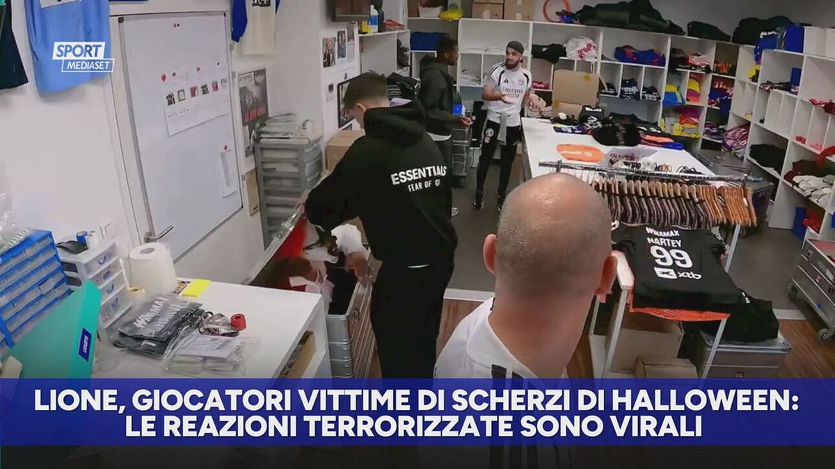 Dolcetto o scherzetto? Giocatori Lione terrorizzati da uno scherzo di Halloween