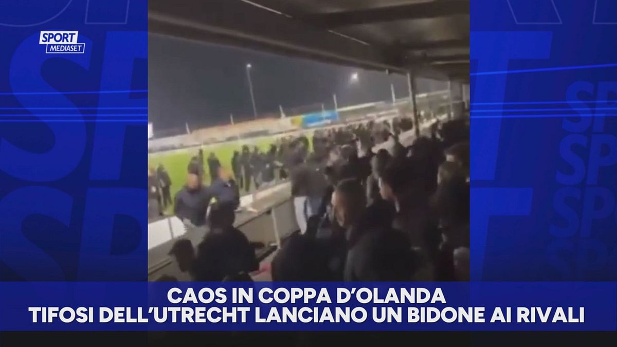 Scontri tra tifosi in coppa d'Olanda