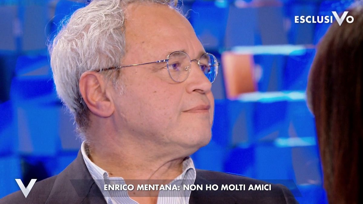 Enrico Mentana a "Verissimo": "Conosco tante persone ma non ho molti amici"