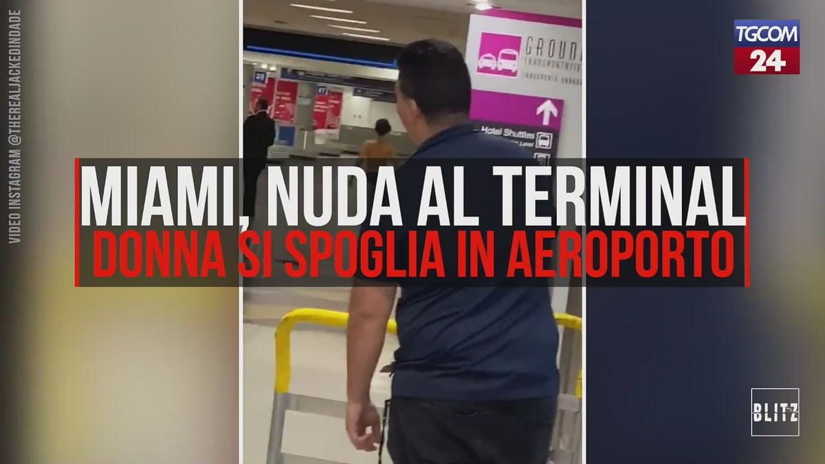 Miami, nuda al terminal