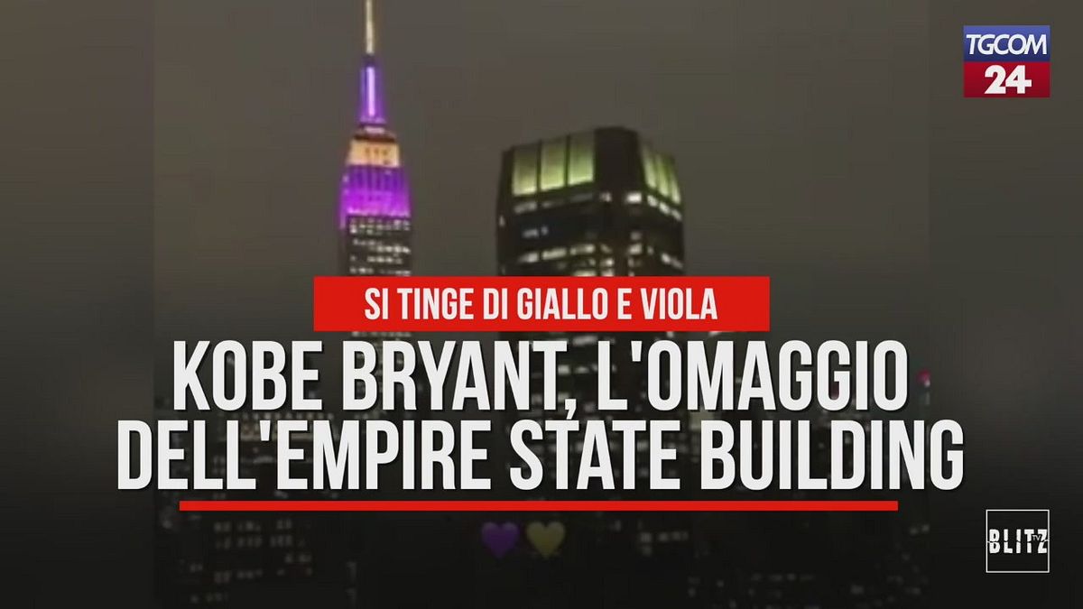 Kobe Bryant, l'omaggio dell'Empire State Building