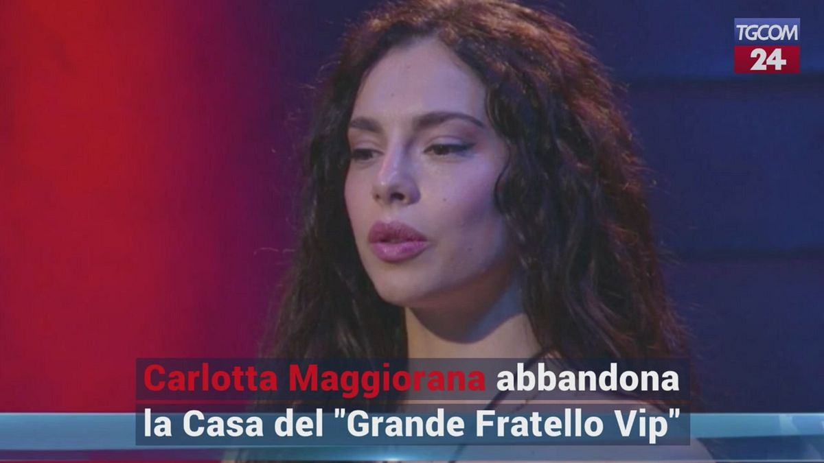 Carlotta Maggiorana abbandona la Casa del "Grande Fratello Vip"