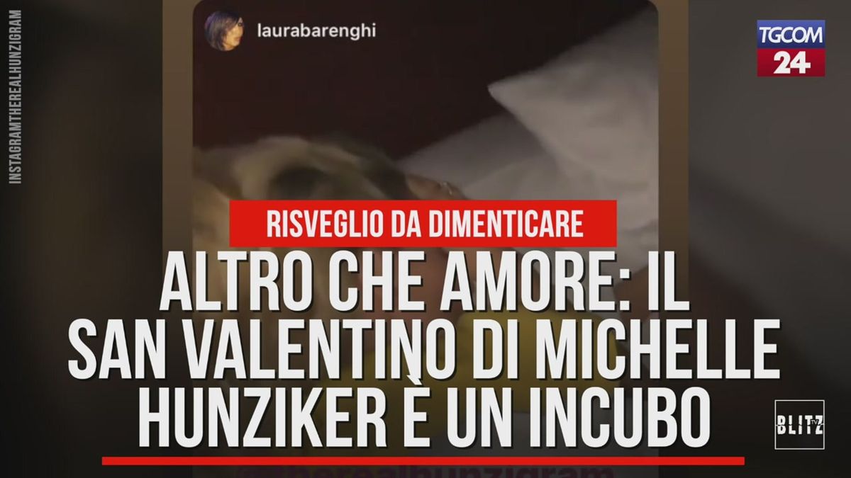 Altro che amore: il San Valentino di Michelle Hunziker è un incubo