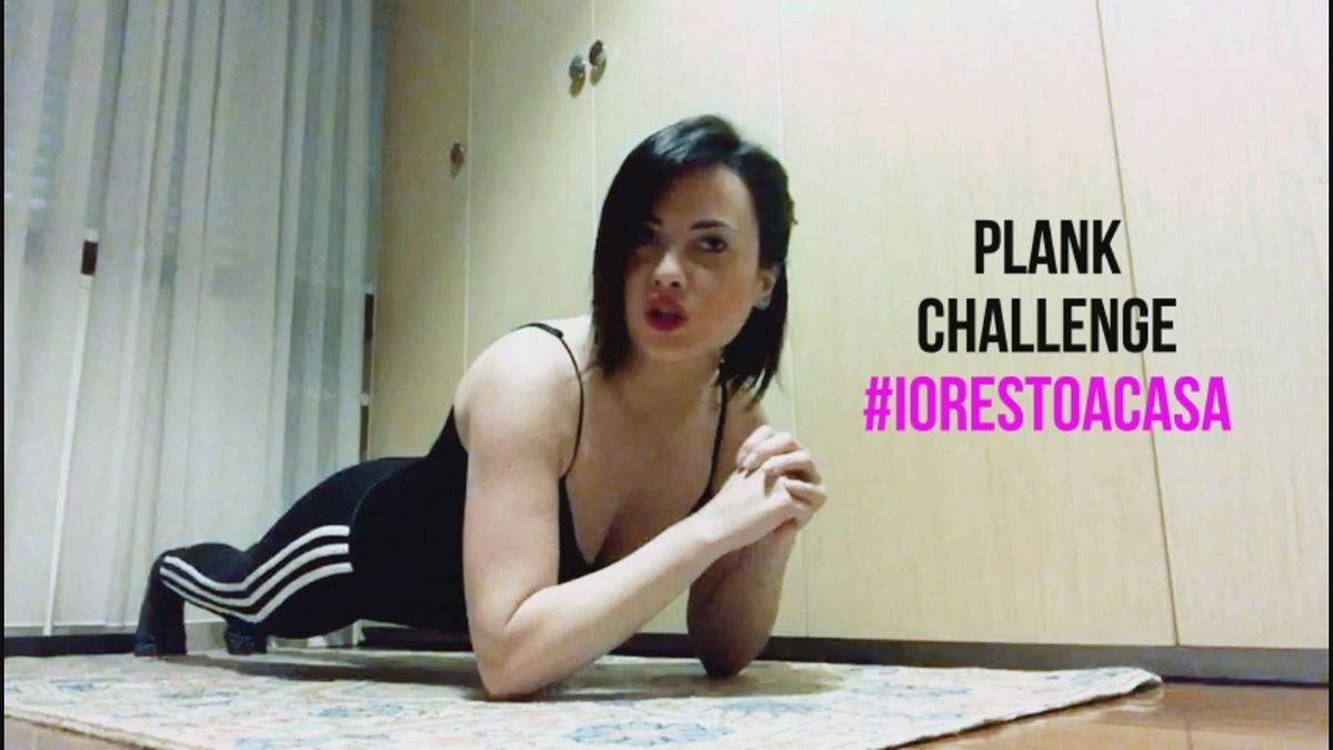 #plankchallenge anche a SportMediaset: Benedetta Radaelli in azione!