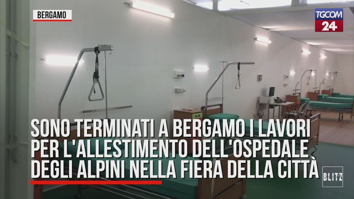 Bergamo, ecco il nuovo ospedale degli Alpini: il progetto completato in 10 giorni