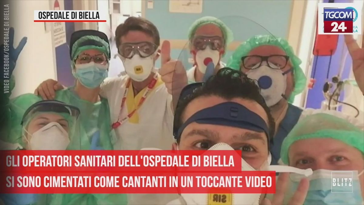 Coronavirus, la canzone di infermieri e medici dell'ospedale di Biella per dare speranza