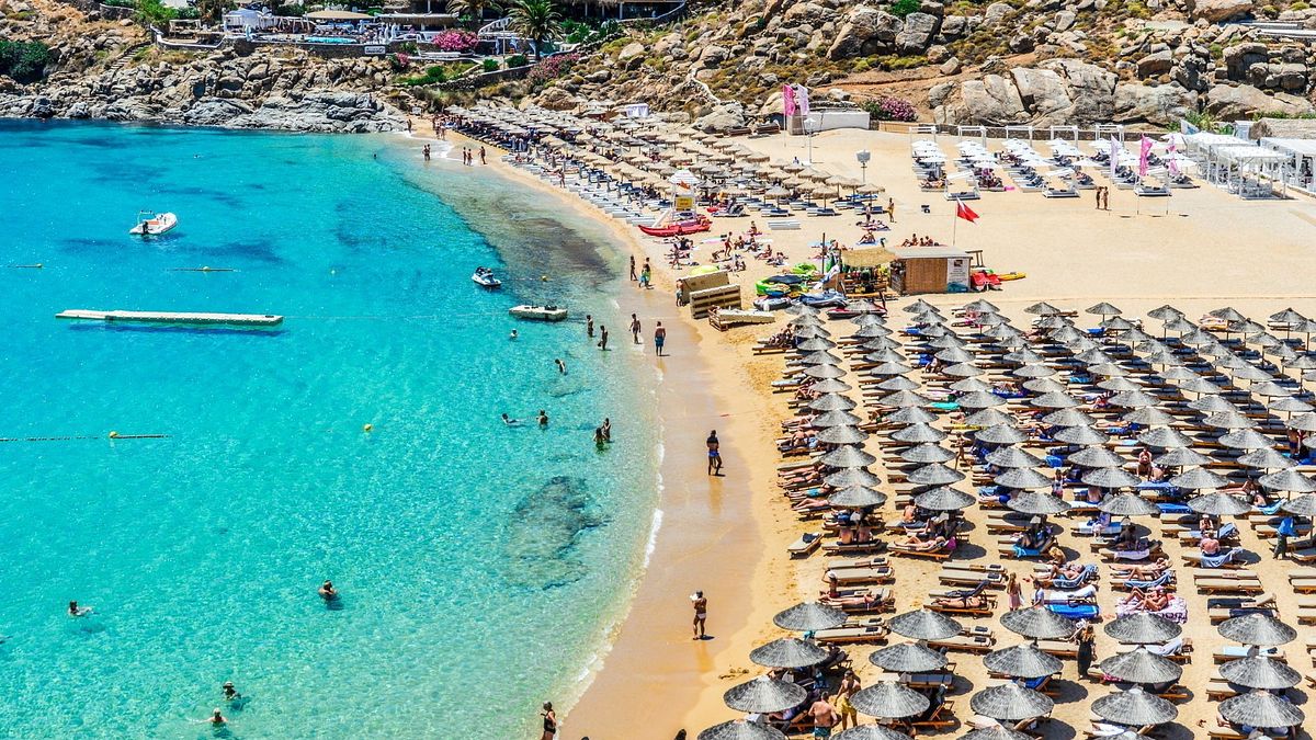  Paradise Beach, Mykonos, Cicladi 