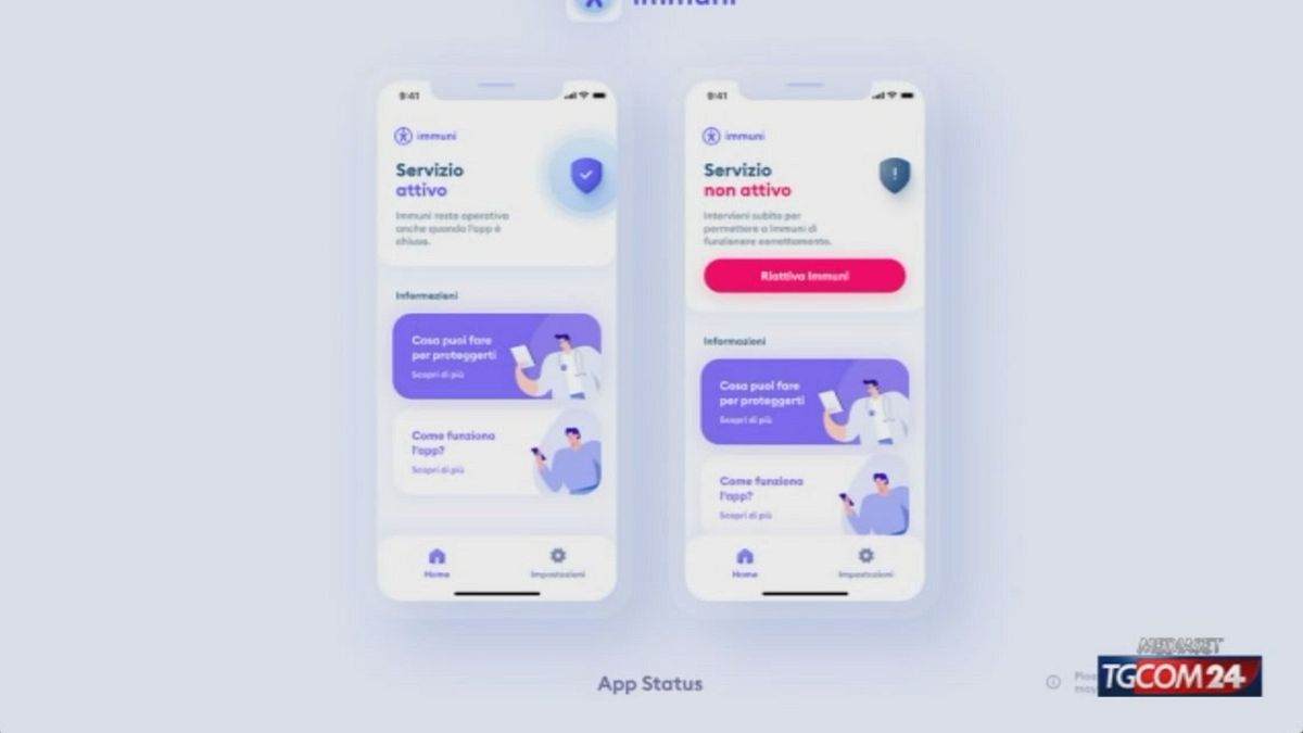 App Immuni, al via il tracciamento