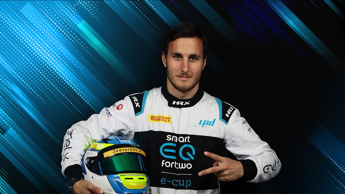 Il campione in carica della stagione 2019, Vittorio Ghirelli. Con il suo team, la Mercedes-Benz Roma, va a caccia del bis.