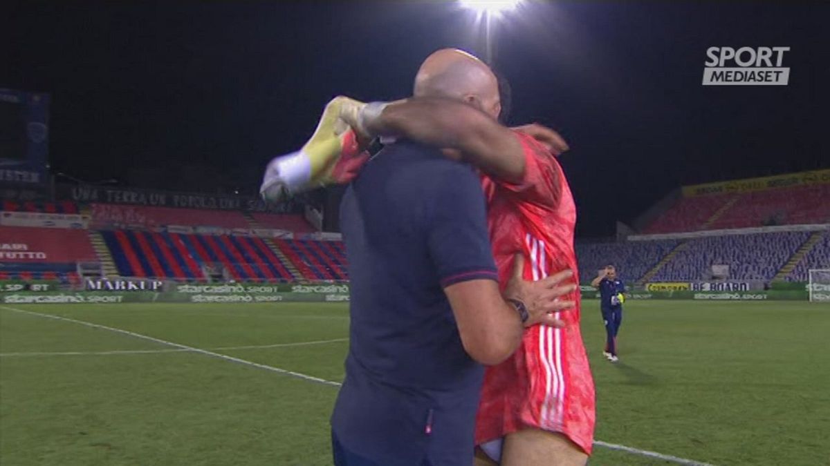 Buffon e Zenga, colloquio in "mutande"