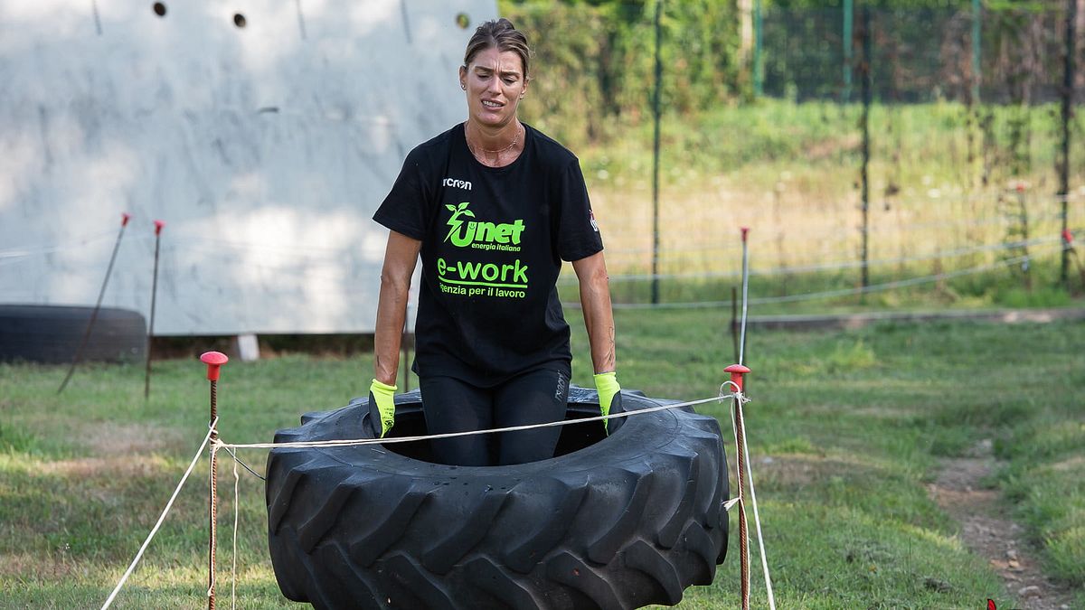 Un allenamento diverso dal solito. Le farfalle di Busto Arsizio si sono date da fare in una seduta fisica da vere e proprie guerriere spartane.