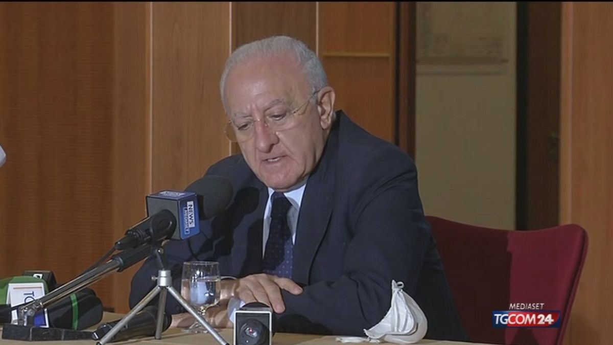 DE LUCA: DATO DELLA CAMPANIA VA OLTRE DESTRA-SINISTRA SRV