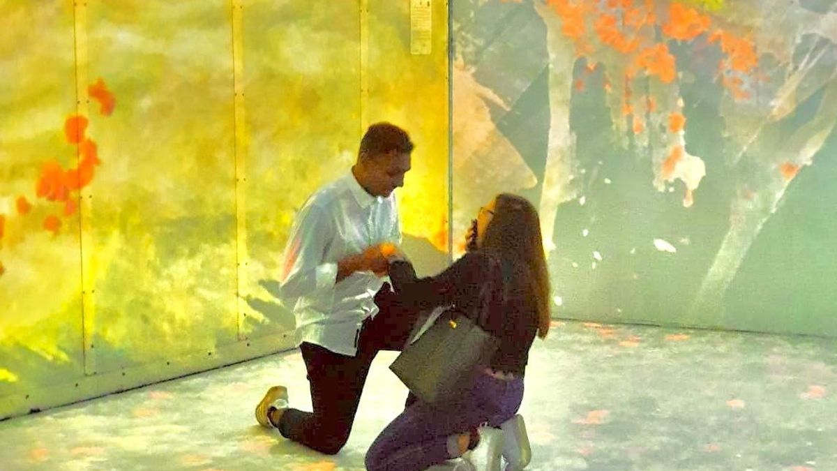  La proposta di Davis, 25 anni, a Giulia, 21