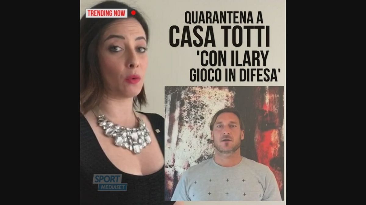 Totti in quarantena? "Con Ilary gioco in difesa!"