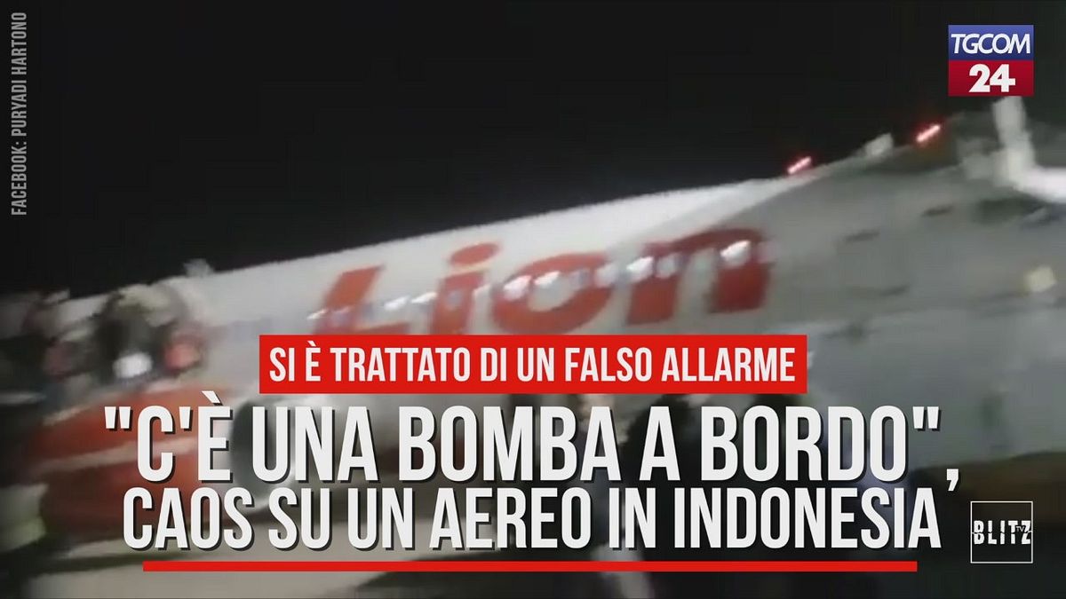 "C'è una bomba a bordo", panico su un aereo in Indonesia