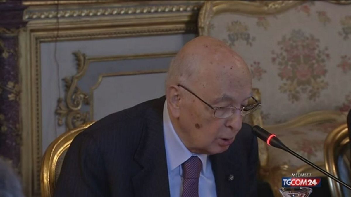 Napolitano: "Ora la parola ai partiti"