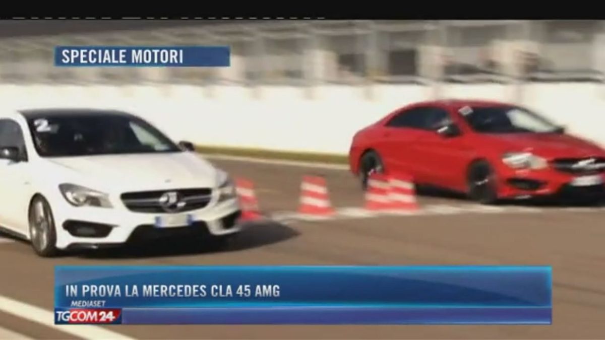 In prova la Mercedes CLA 45 AMG