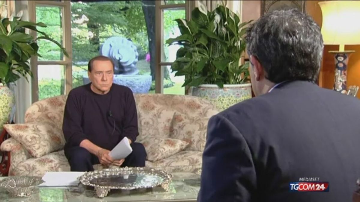 Berlusconi al Tg4: governare insieme per riappacificazione