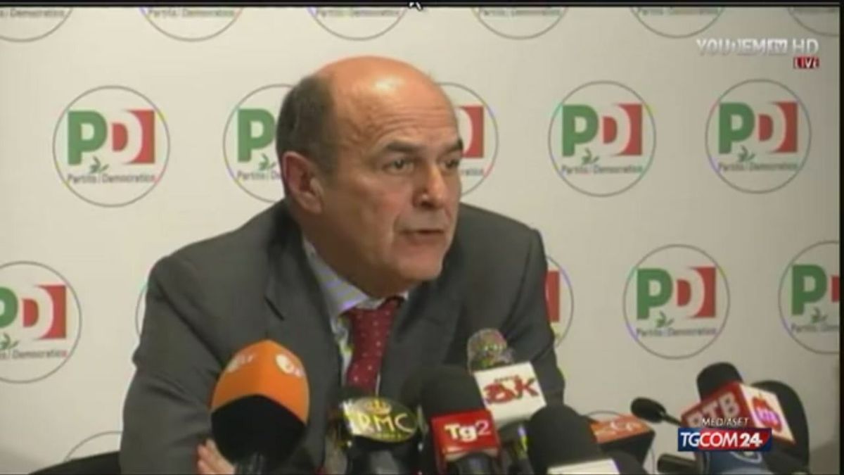 Bersani: trovato interlocutori sordi