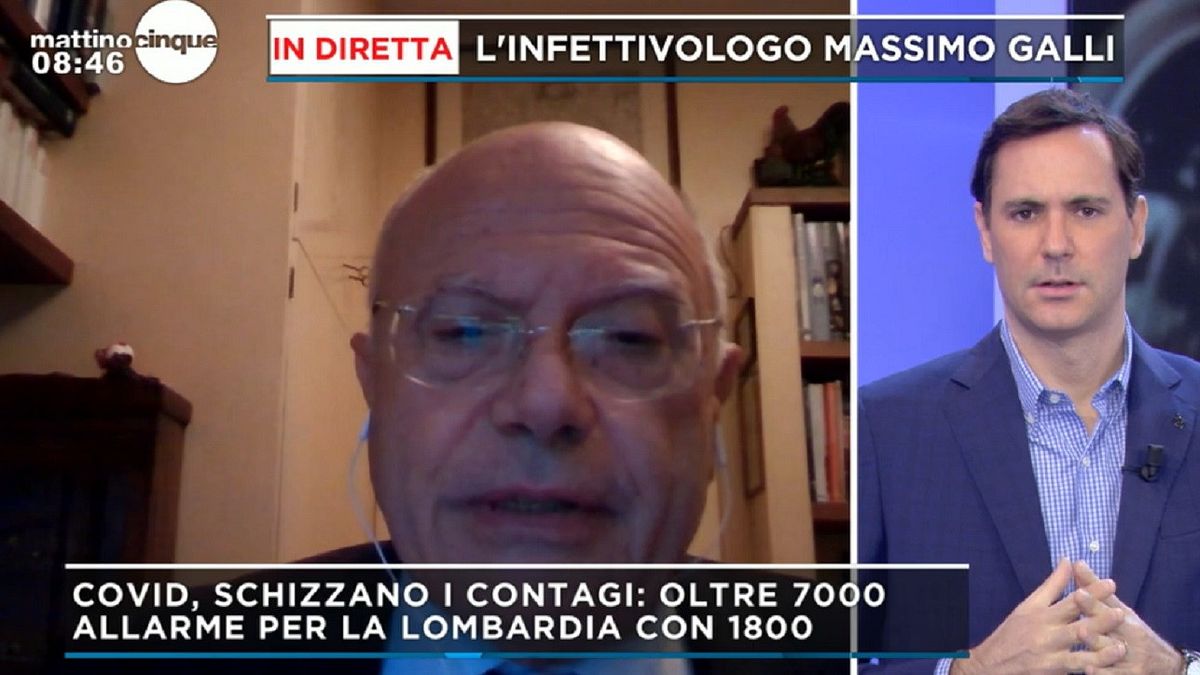 Covid, Massimo Galli: "Ridurre presenza sui mezzi, serve didattica a distanza alle superiori"