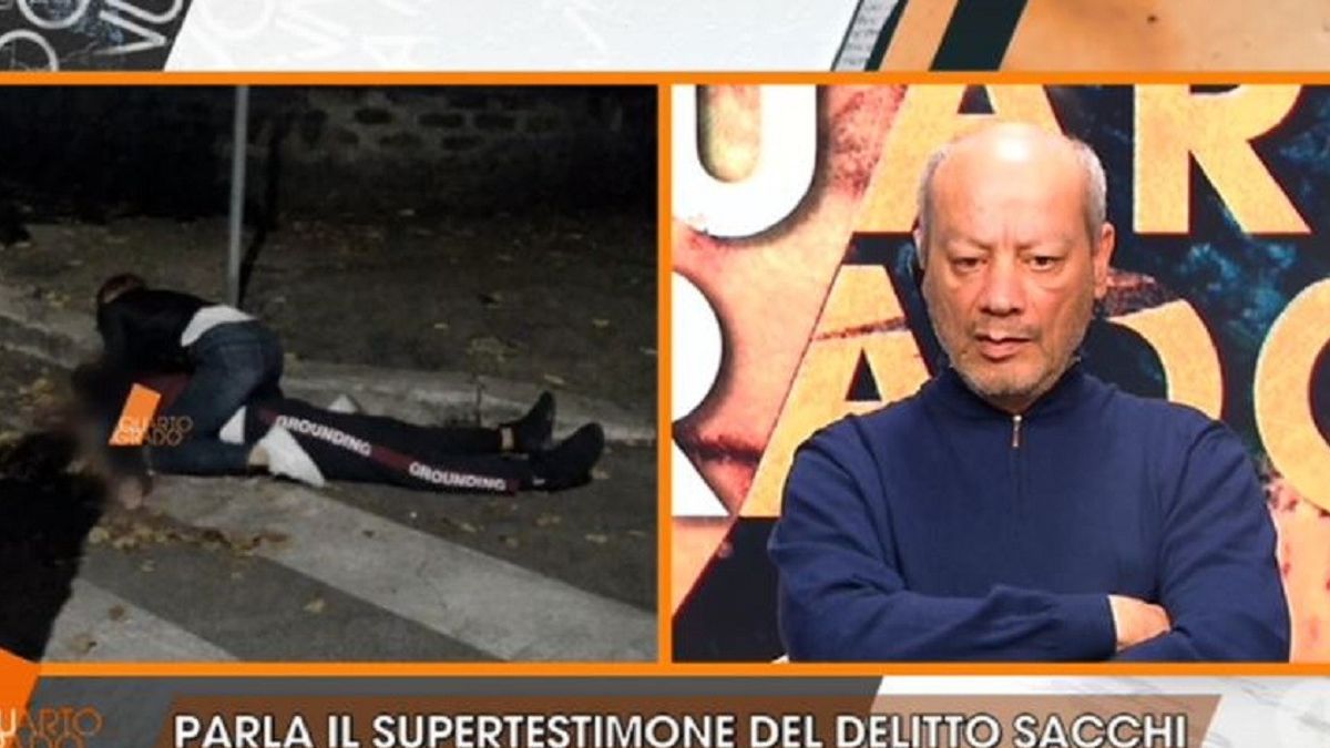 Delitto Sacchi, il supertestimone: “Ho guardato in faccia chi ha sparato”