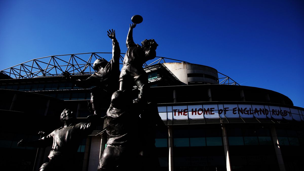 Twickenham, il tempio del rugby inglese e non solo.