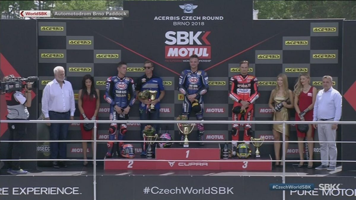 SBK gara 2 podio
