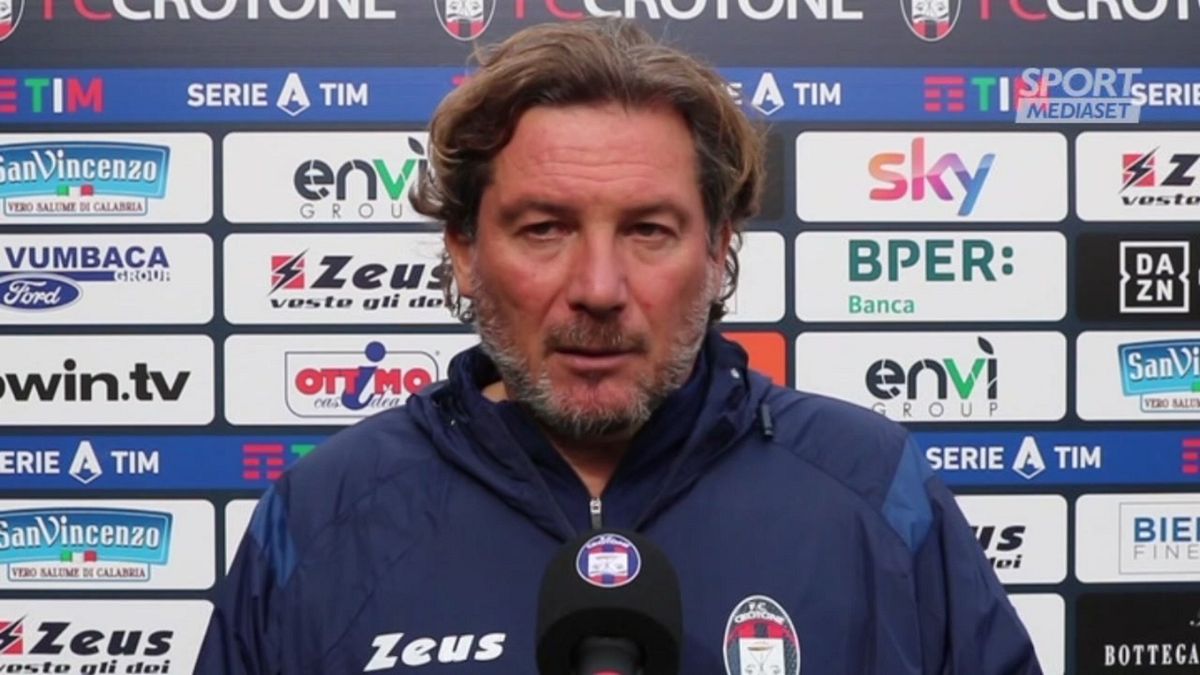 Crotone, Stroppa: "Dobbiamo solo pensare a fare punti"