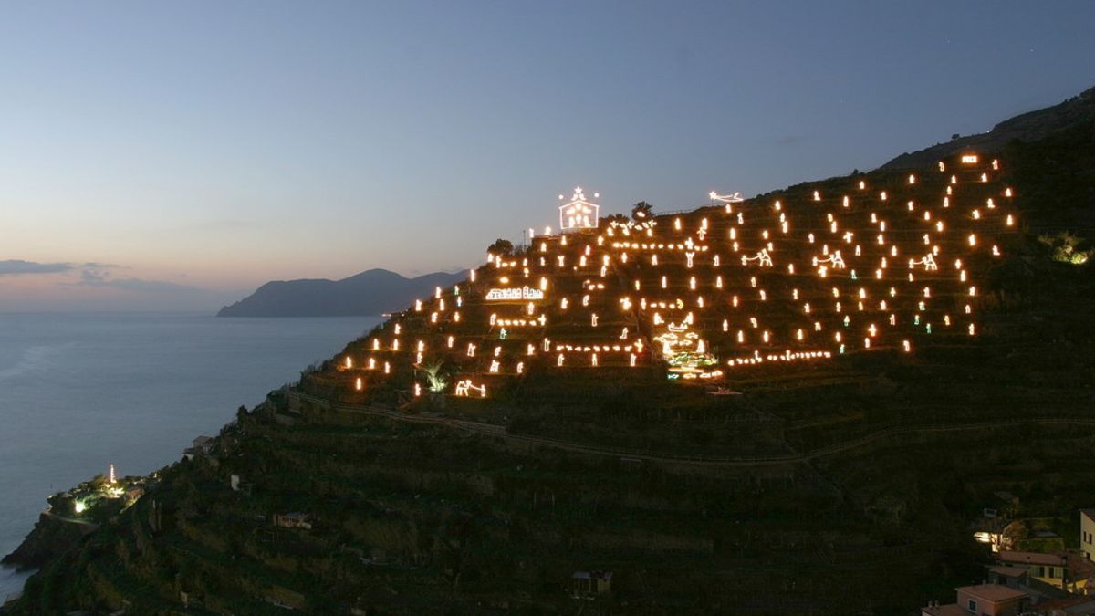 Il presepe di Manarola