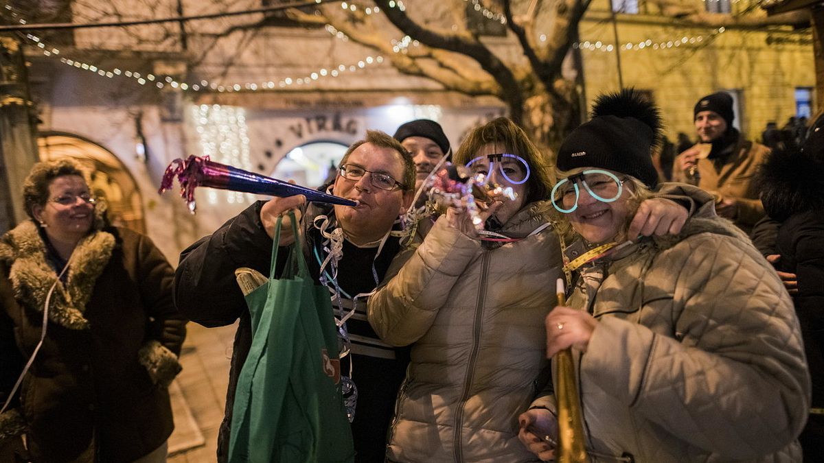 Festeggiamenti a Pecs in Ungheria