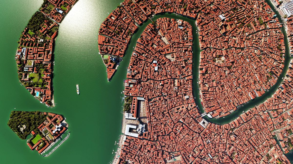  Venezia: il Canal Grande, la Giudecca, l’Isola di San Giorgio e Piazza San Marco