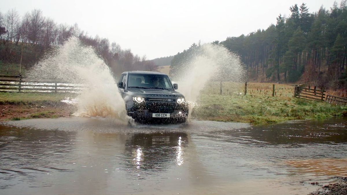 Defender V8, prestazioni in offroad