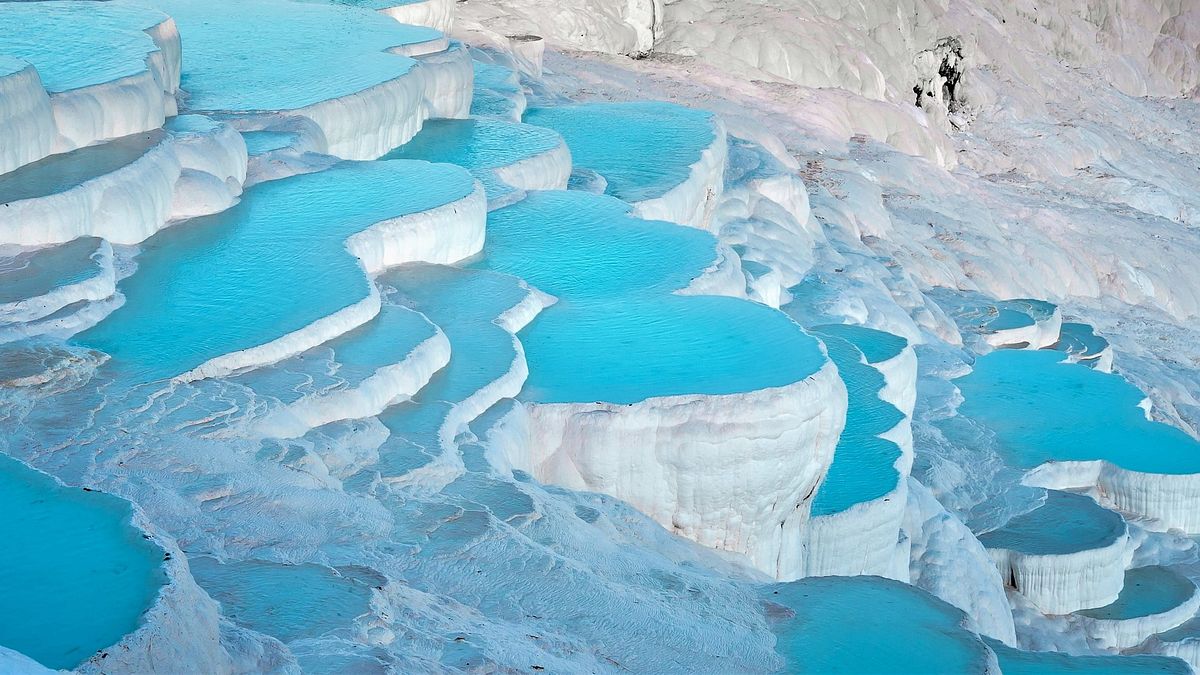  Piscine di Pamukkale, Denizli, Turchia