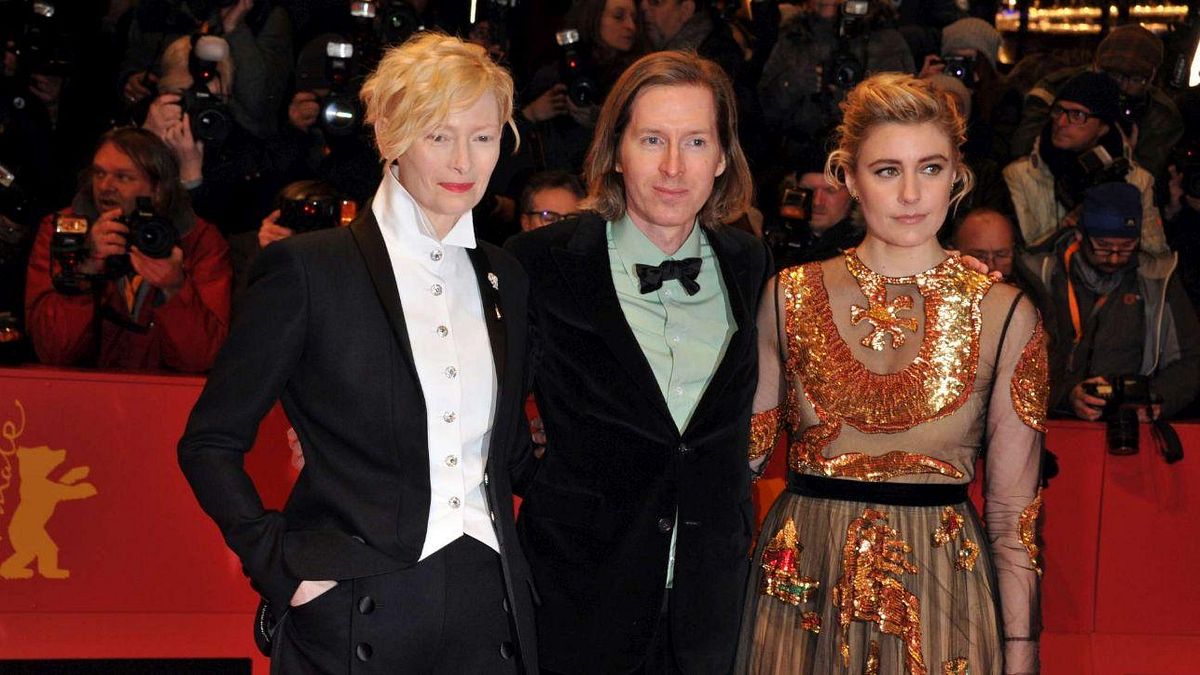 Tilda Swinton, Wes Anderson, Greta Gerwig