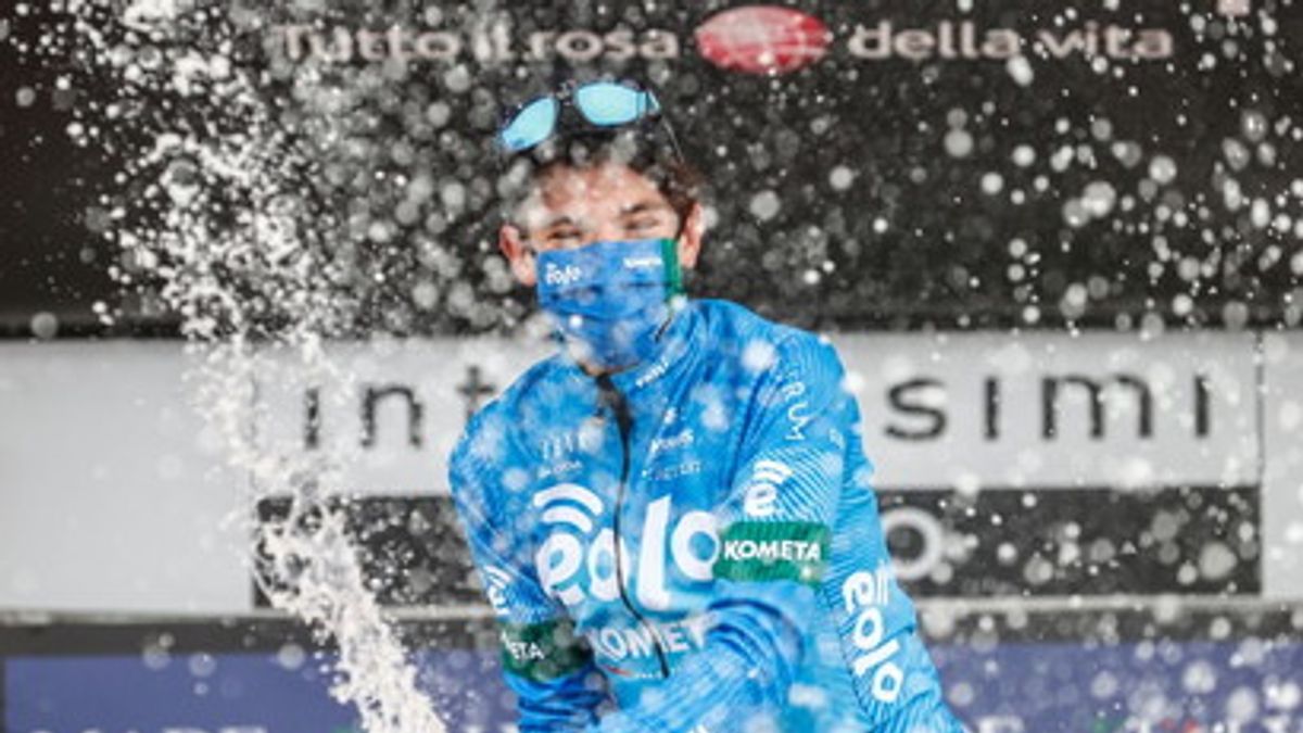 Fortunato vince sullo Zoncolan: per il bolognese è la prima vittoria al Giro. 