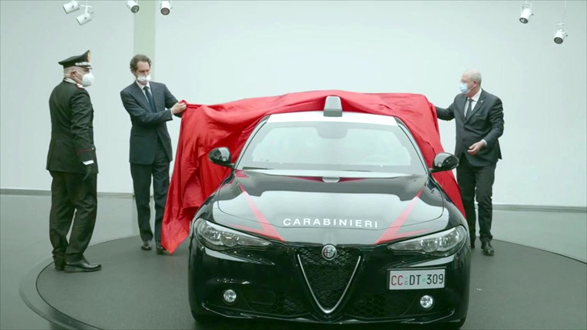 Le nuove Giulia Radiomobile per l'Arma