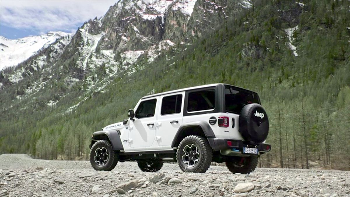 Ecco su strada Wrangler 4xe