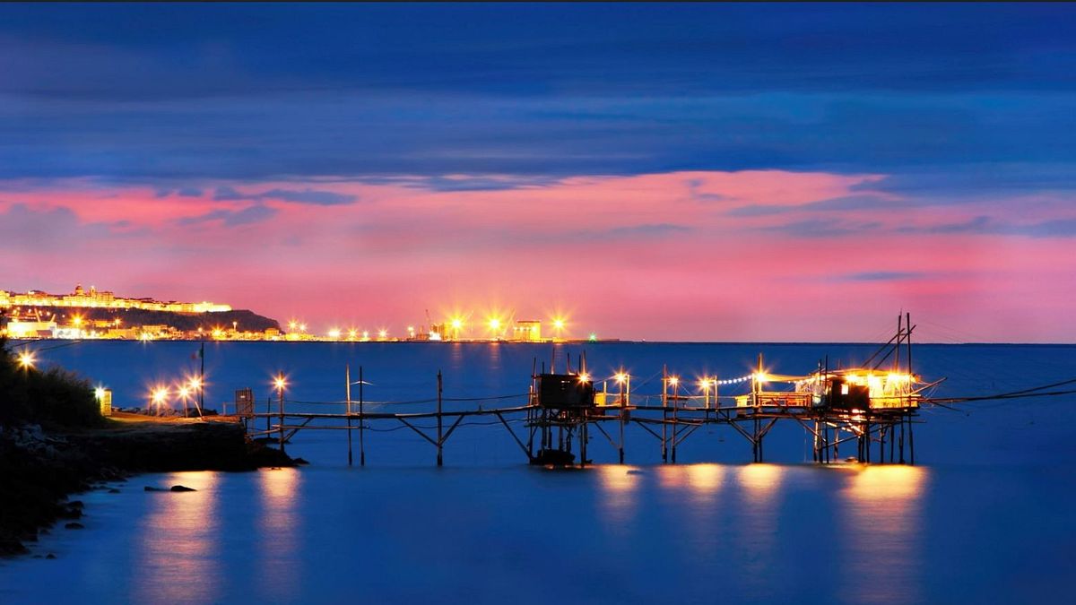 La costa di San Vito Chietino con i suoi trabocchi