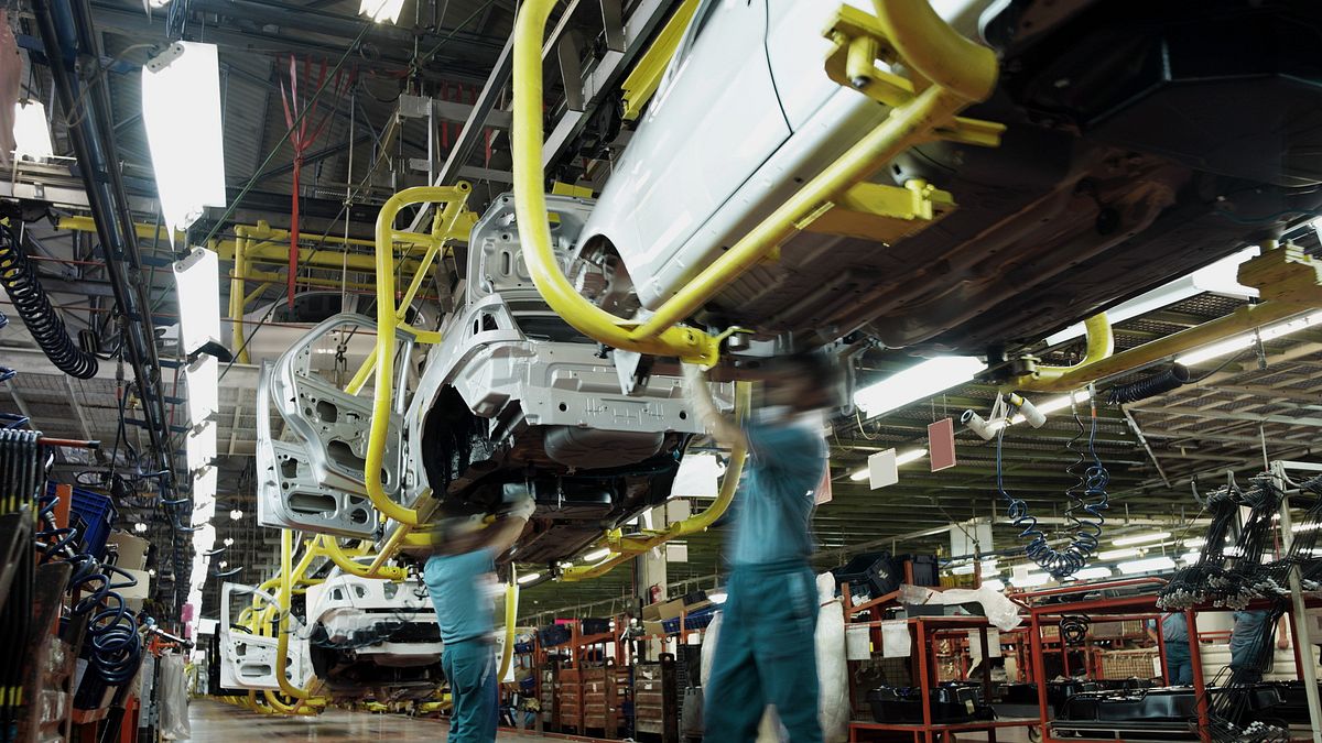 Car factory production line