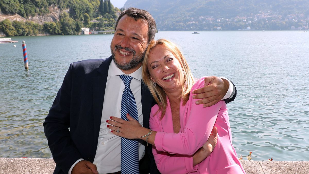 Matteo Salvini e Giorgia Meloni