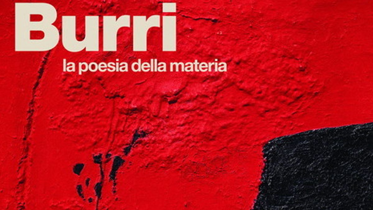 Alberto Burri, Rosso, 1952 ©Fondazione Palazzo Albizzini Collezione Burri, Città di Castello, by SIAE 2021