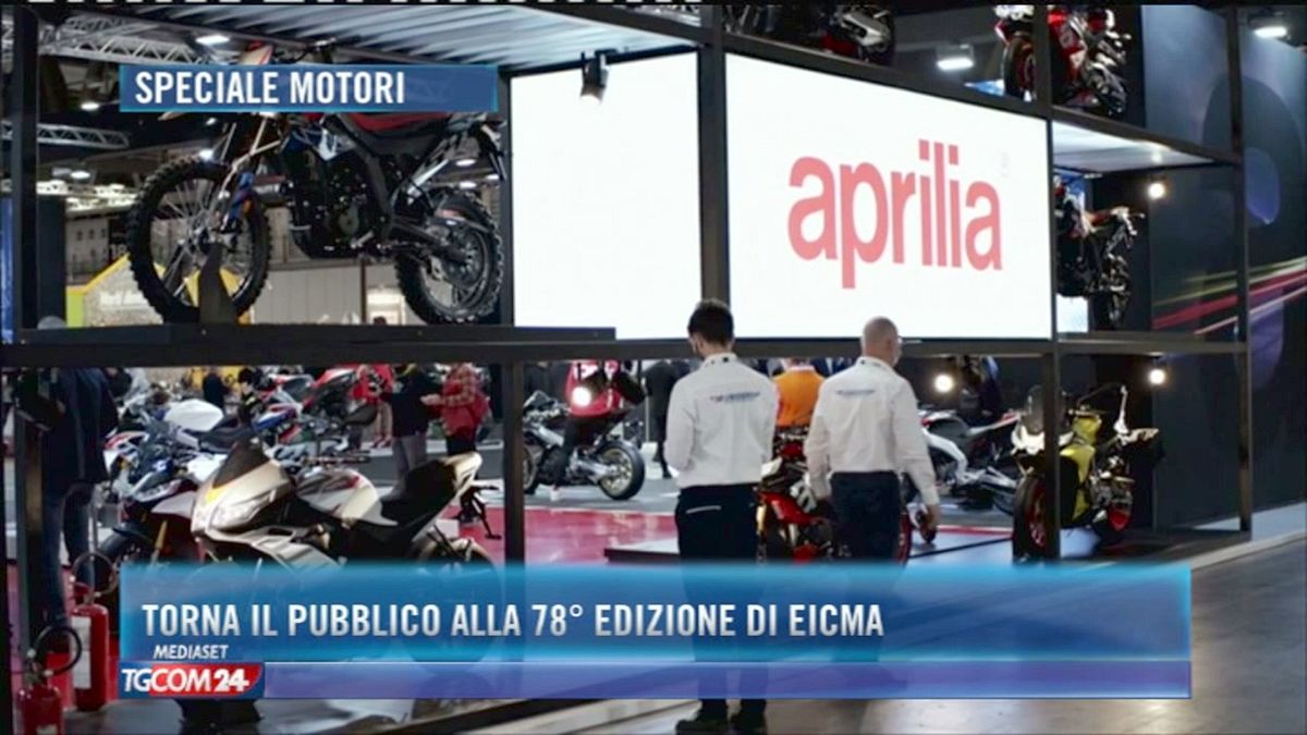 Tgcom24 alla 78° edizione di Eicma